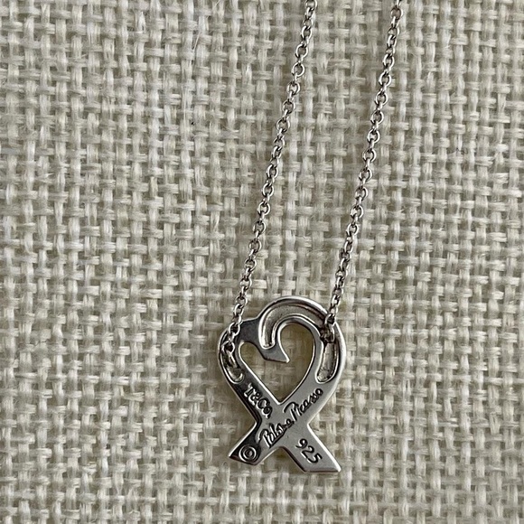 Tiffany & Co. Paloma Picasso 16” heart necklace 925 SS W/box💝perfect gift💝W/COA - Picture 4 of 7